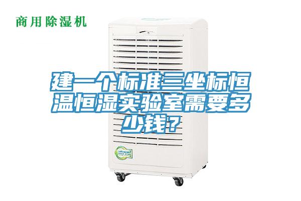 建一个标准三坐标恒温恒湿实验室需要多少钱？